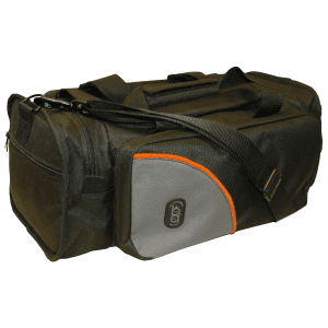 Bob Allen Ripstop Nylon Range Bag for 2 Handguns with Padding and Adjustable Shoulder Strap BA450