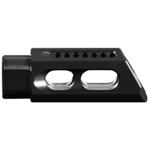 Yankee Hill Slant Muzzle Brake Black Steel 5/8-24 30 Caliber