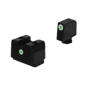 Rival Arms Tritium In-Line MOS Night Sights  Fits G17/G19 (Green/White)