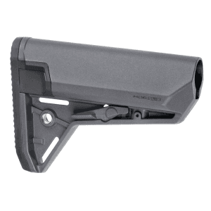 Magpul MAG653GRY MOE SLS Carbine Stock Stealth Gray Synthetic for AR15 M16 M4 with MilSpec Tube (Tube Not Included)