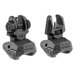 FAB Defense Front/Rear Flip-Up Sights - AR-15/M4/M16