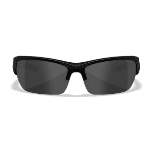 Wiley X Valor Polarized Scratch-Resistant Sunglasses with Smoke Gray Polycarbonate Lenses and Matte Black Frame