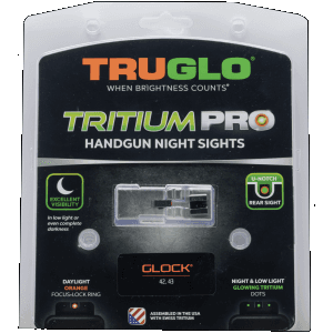 Truglo Tritium Pro Handgun Sights for Glock 42/43/43X/48