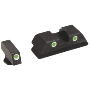 Ameriglo Classic Green Tritium Sight Set for Glock Gen 1-4 9mm/.40/.380  Gen 5 10mm/.45