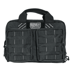 GPS Bags Quad Black Crushproof Gun Case for 6 Handguns T1311PCB