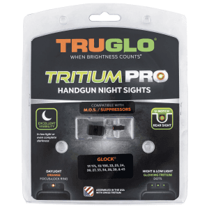 Truglo Tritium Pro for Glock 17 MOS 3-Dot Low Set Sights