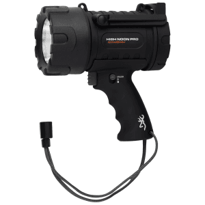 Browning High Noon Pro USB Black LED Spotlight 110-1400 Lumens