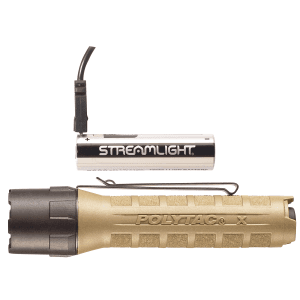 Streamlight 88612 PolyTac X USB Flashlight 600 Lumen (Coyote)