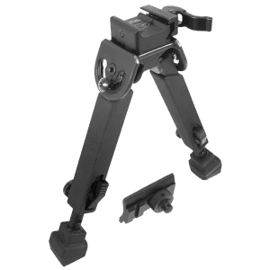 Armored Metal Bipod with Quick Detach Picatinny Mount