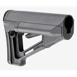 Magpul MAG470GRY STR Carbine Stock Stealth Gray Synthetic for AR15 M16 M4 with MilSpec Tube (Tube Not Included)