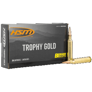 Hsm Trophy Gold 6.5x284 Norma 130 Grain Berger Hunting VLD Match (Box)