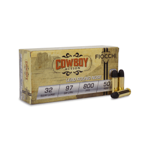 Fiocchi Cowboy Action 32 S&W Long 97 Gr LRN (Box)
