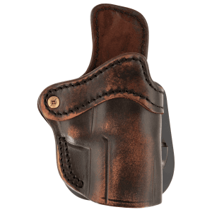 1791 Gunleather Paddle Holster Vintage Leather Right Hand Paddle Mount FN 509 Holster ORPDH24SVTGR