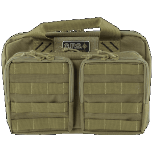 GPS Bags Tactical Tan Lockable 6 Handgun Gun Case T1312PCT