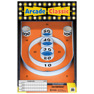 Action Target Arcade Classic SkeeBall Paper Targets 23x35  100 Count (Multi-Color)