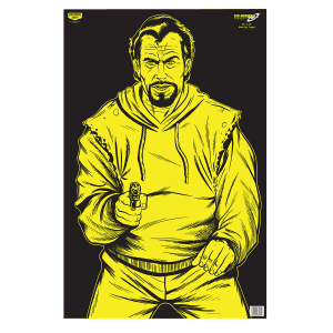Birchwood Casey Yellow Silhouette Targets (100 Pack)