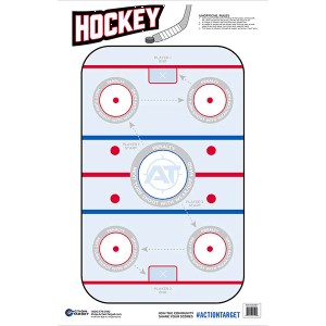 Action Target Hockeye Paper Targets 23x35  100 Count (Multi-Color)