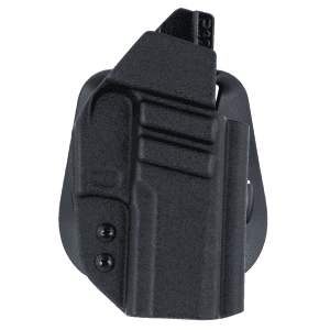 1791 Gunleather Tactical Kydex Black Kydex Right Hand Paddle Sig P320 Handgun Holster TACPDHOWBP320BLKR
