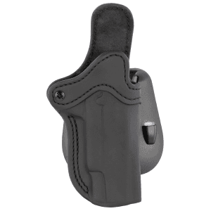 1791 Gunleather Bh1 Stealth Black Leather Right Hand Paddle Pistol Holster ORPDH1SBLR