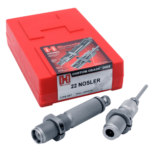 Hornady Custom Grade New Dimension Series III Rifle 2-Die Set .22 Nosler .224 Inch