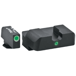 Ameriglo i-Dot Tritium Sight Set Glock 9/40 White Outline