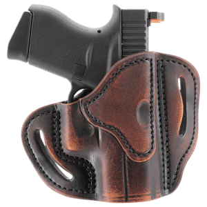 1791 Gunleather Bhc Right Hand Vintage Leather For Glock 43 Compact Belt Slide Holster ORBHCVTGR