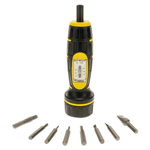 Wheeler Engineering FAT Wrench Gunsmith Tool  10 Bits (Black/Yellow)
