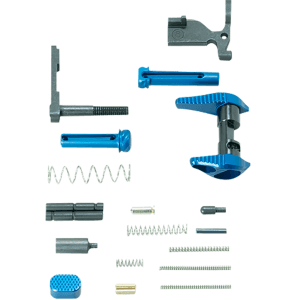Timber Creek Outdoor Inc Lower Parts Kit Blue Anodized Aluminum for AR15
