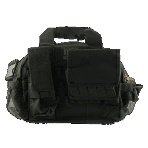 Bulldog Cases Tactical Range Bag with MOLLE Magazine Pouch (Black)