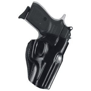 Galco Stinger Black Leather Right-Hand Belt Slide Holster for S&W M&P .380 Shield EZ SG858B