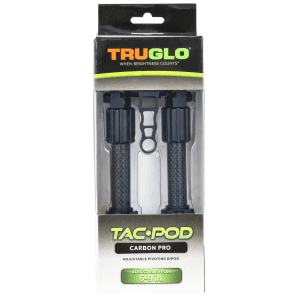 Truglo Carbon Fiber Tactical Bipod 6-9 Inch Picatinny Mount