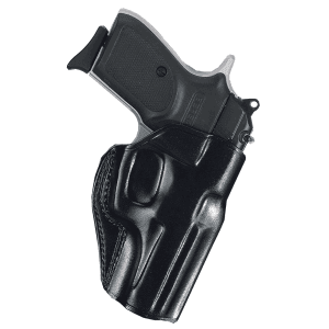 Galco Stinger Black Leather Right Hand Pistol Holster - For Glock 42 SG600B