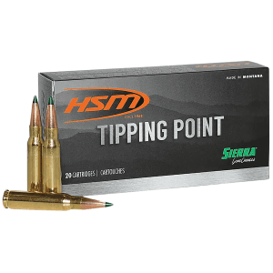 HSM Tipping Point 2 7mm Rem 162 Gr Hornady SST (Box)