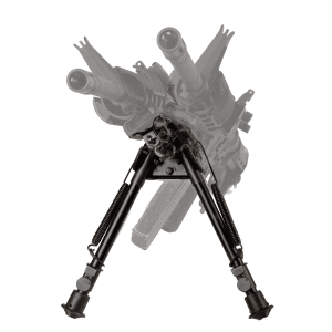Blackhawk Sportster Bipod Traverse 6-9 Black Rubber Feet