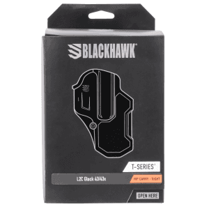 Blackhawk T-series Black Polymer For Glock 43 Right Hand Pistol Belt Clip Holster 410768BKR 5