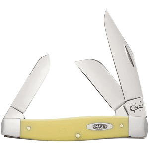 Case Yellow Synthetic Stockman Folding Knife (Smooth Yellow)