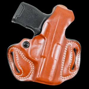 Desantis Gunhide Thumb Break Right Hand Tan Leather Pistol Holster with 1 Compartment 085TA7QZ0