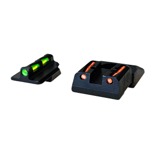 HiViz LiteWave Ruger Security 9 Fiber Optic Sight Set Black