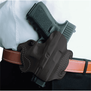 Desantis Gunhide Thumb Break Smooth Black Leather Belt Slide Pistol Holster 085BAZ9Z0