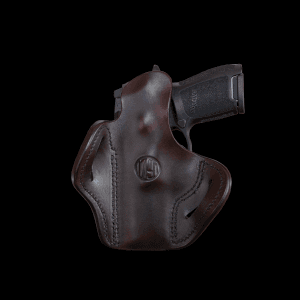 1791 Gunleather Bh2.4s Right Hand Leather Pistol Holster for FN 509 Signature Brown ORBH24SSBRR