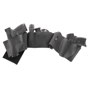 Galco UnderWraps Belly Band Small Black Leather Nylon