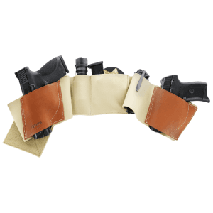 Galco UnderWraps 2.0 XL Khaki Leather/Nylon Belly Band