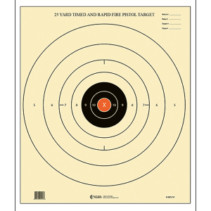 Action Target Bullseye Shooting Targets (100 Pack)