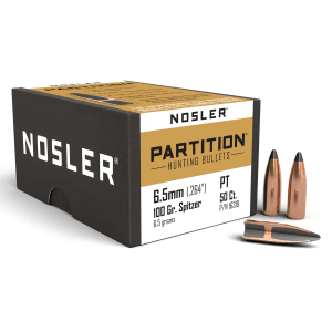 Nosler Partition 6.5mm 100 Gr Partition Spitzer