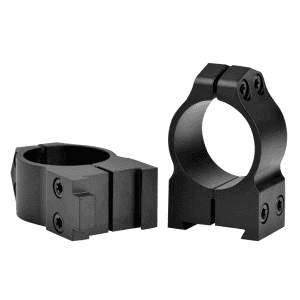 Warne 1'' Medium (0.925'') 19mm Dovetail Rings  Black