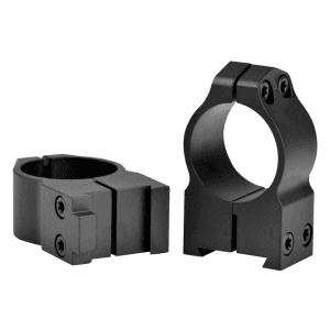 Warne 1'' High (1.035'') 19mm Dovetail Rings  Black