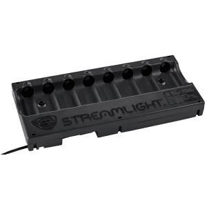 Streamlight 8-Unit Bank Charger (Black  SL-59/CR123A Battery)