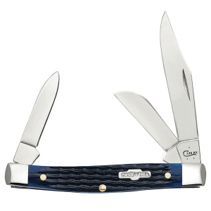 Case Rogers Stockman 3-Blade Folding Knife (Blue)