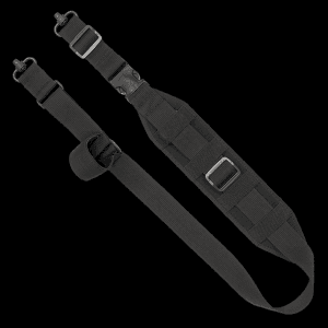 GrovTec Heavy Gunner Sling Black Adjustable with Push Buttons