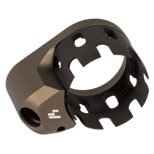 Strike ARECNEEPFDE AR Castle Nut and Extended End Plate Flat Dark Earth Anodized Steel